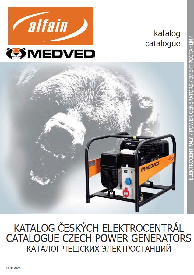 Medved - katalóg elektrocentrál 2022